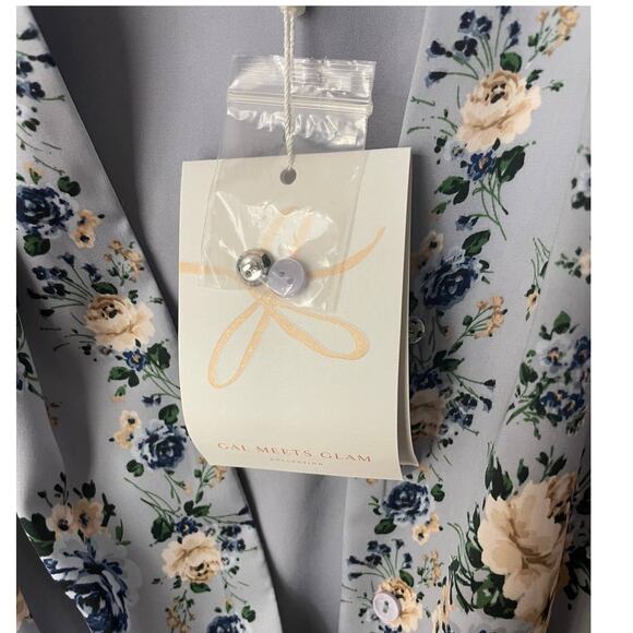 NWT Girl Meets Glam Gemma Blue Rose Dress - Picture 6 of 9